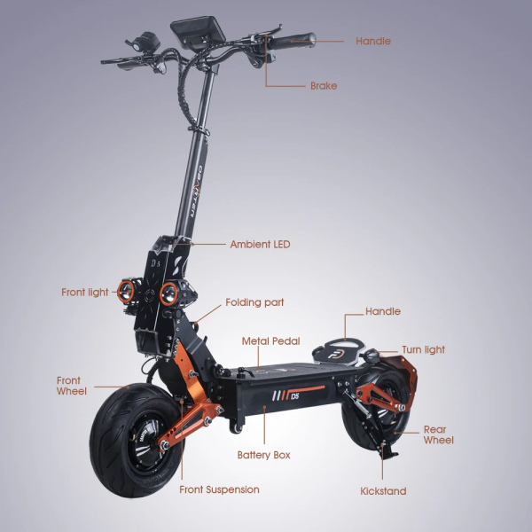 5000w Electric Scooter